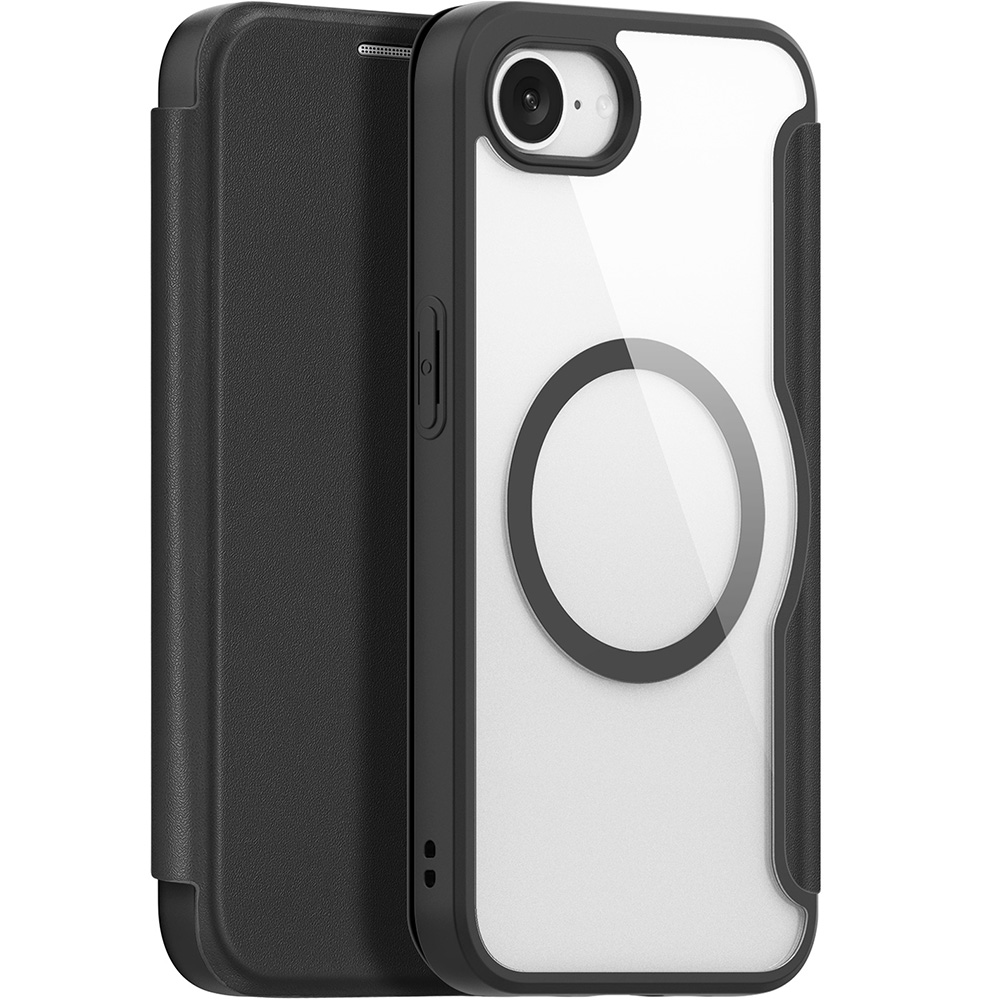 Etui Dux Ducis Skin X Pro Magnetic do iPhone 16e, czarno-przezroczyste